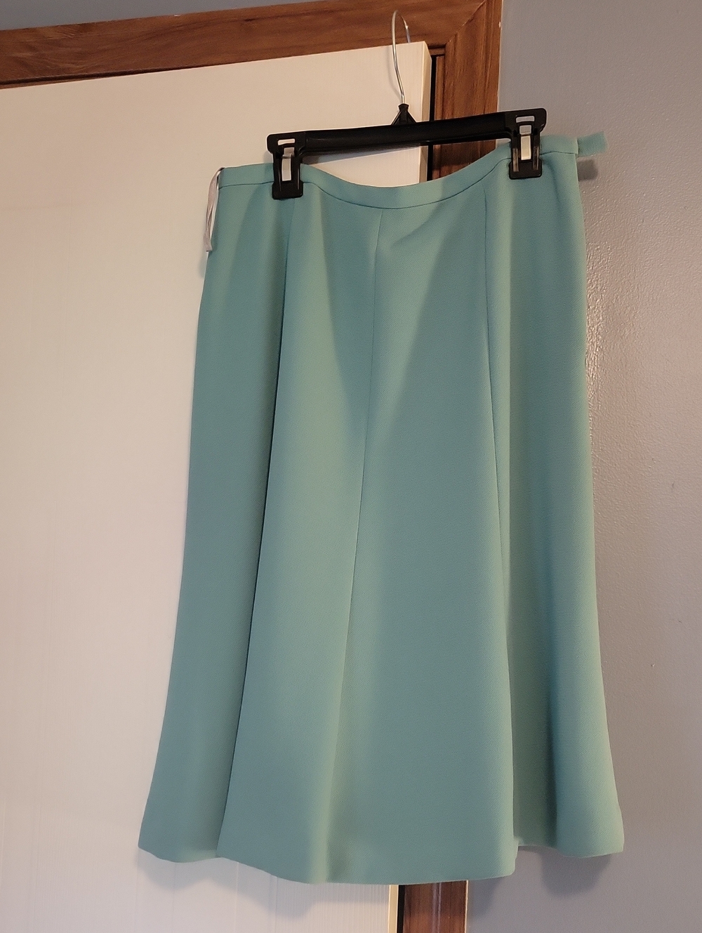 Amanda Smith Suits Sea Green Blazer with scarf and skirt Size 8 - Picture 3 of 4